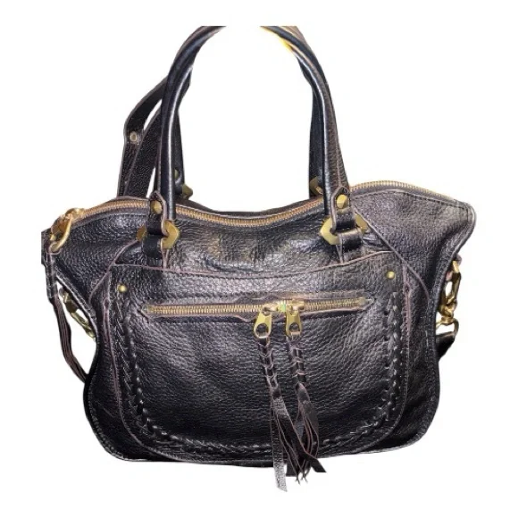 orYANY Sarah Leather Bag with Gold Accents - Picture 4 of 17